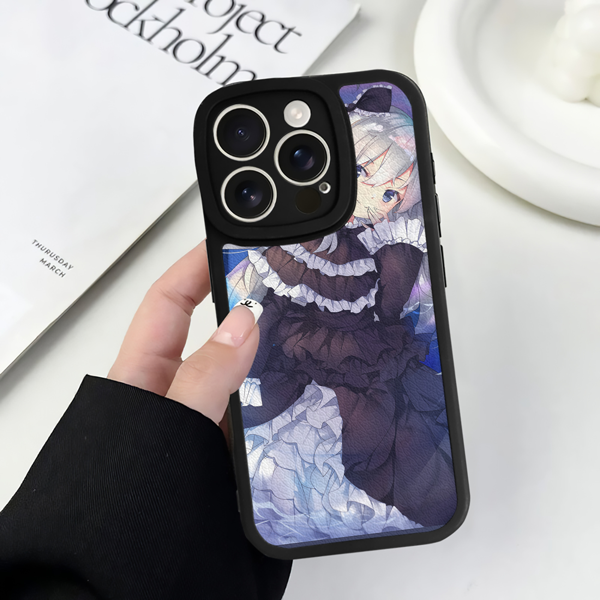 （画像用） 遊☆戯☆王 Yu-Gi-Oh! 【iPhone 16シリーズ対応】シリコンスマホケース（レザー調） 材質：シリコン
